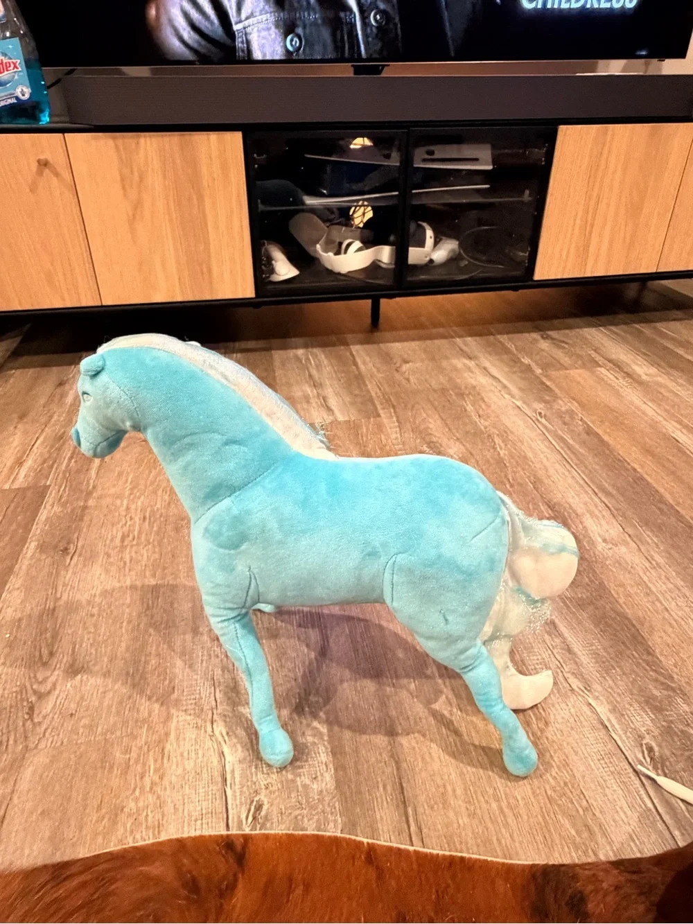 Disney Teal Plush Horse Stuffed Animal